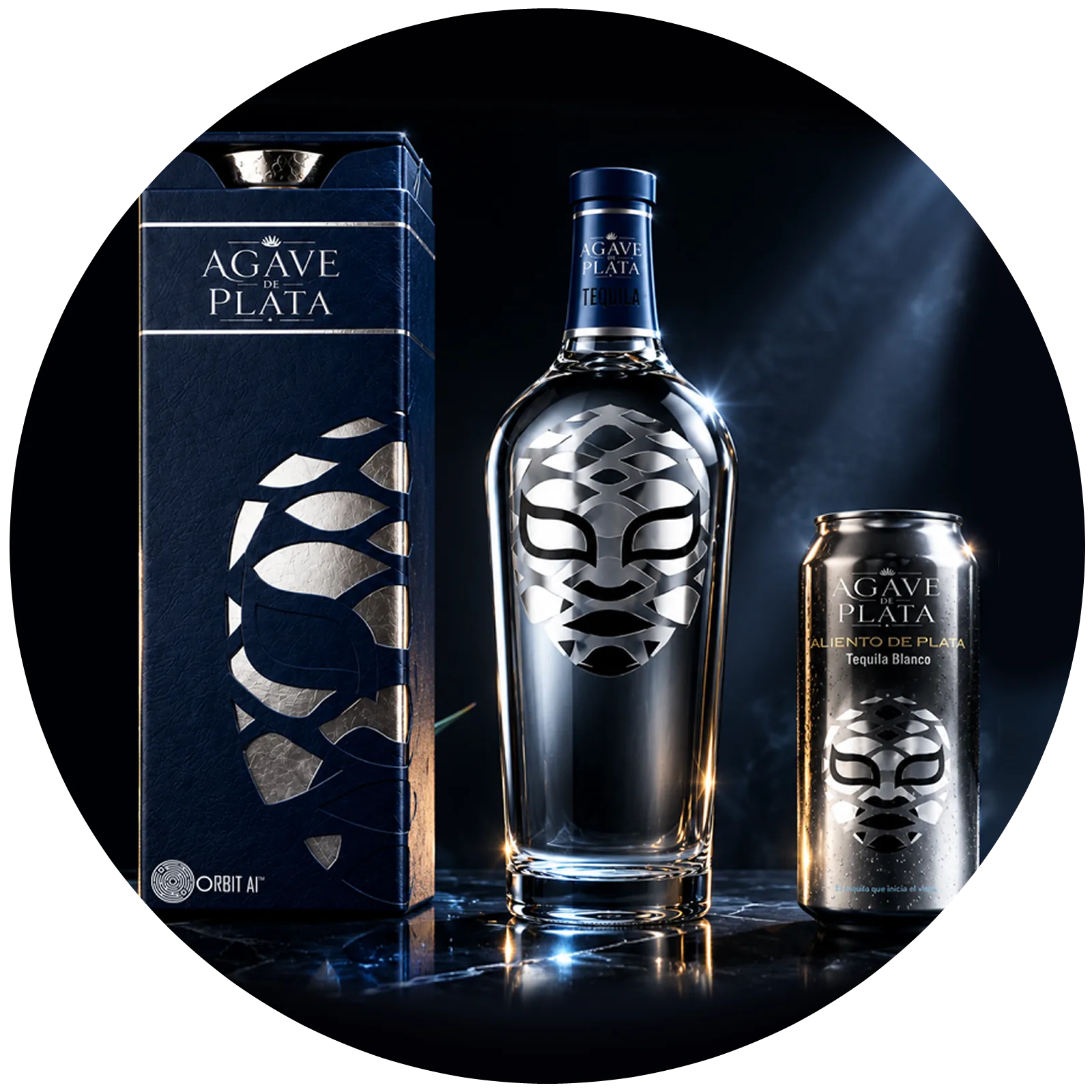 Agave de Plata premium tequila product system